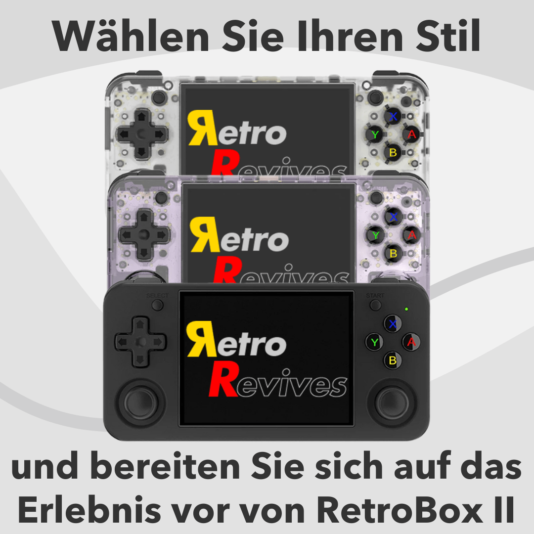 🚀RetroBox II - Tragbare und Heimkonsole - Neuheit 2024