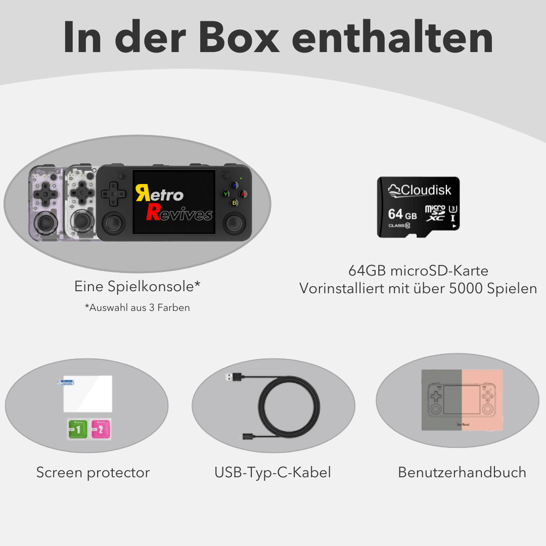 🚀RetroBox II - Tragbare und Heimkonsole - Neuheit 2024